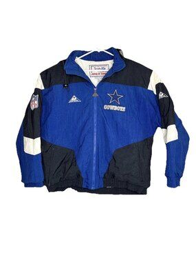 Dallas Cowboys Apex One Vintage NFL Jacket XL Blue/Black Full Zip
